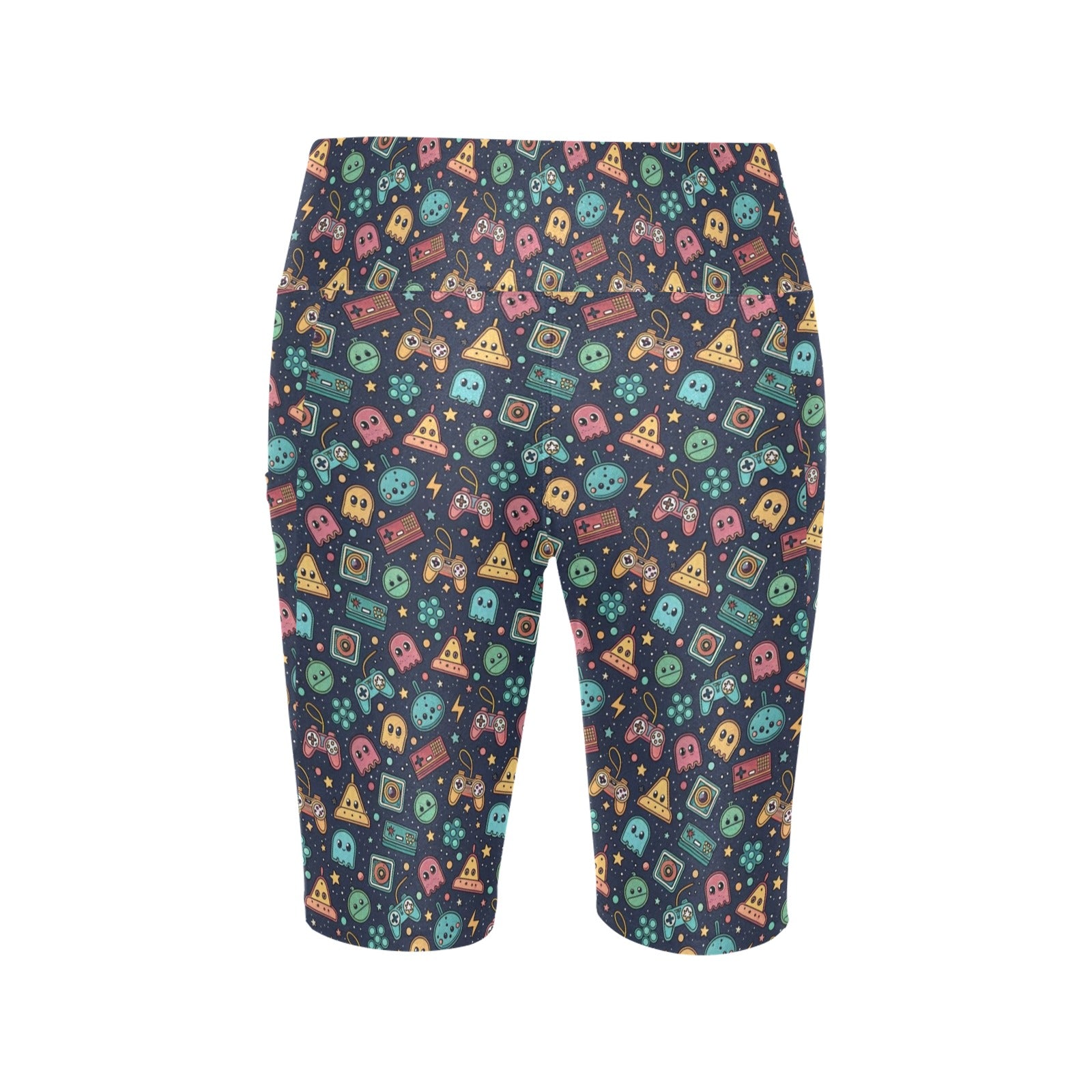 Video Game Women's Bike Shorts With Side Pockets
