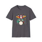 Drummer Santa - Unisex Softstyle T-Shirt