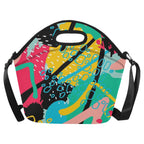 Bright And Colourful - Neoprene Lunch Bag One Size Neoprene Lunch Bag Printed Offshore