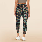 Colourful Cassettes Women's High Waist Pockets Yoga Leggings Women's High Waist Pockets Yoga Leggings Music Printed Offshore