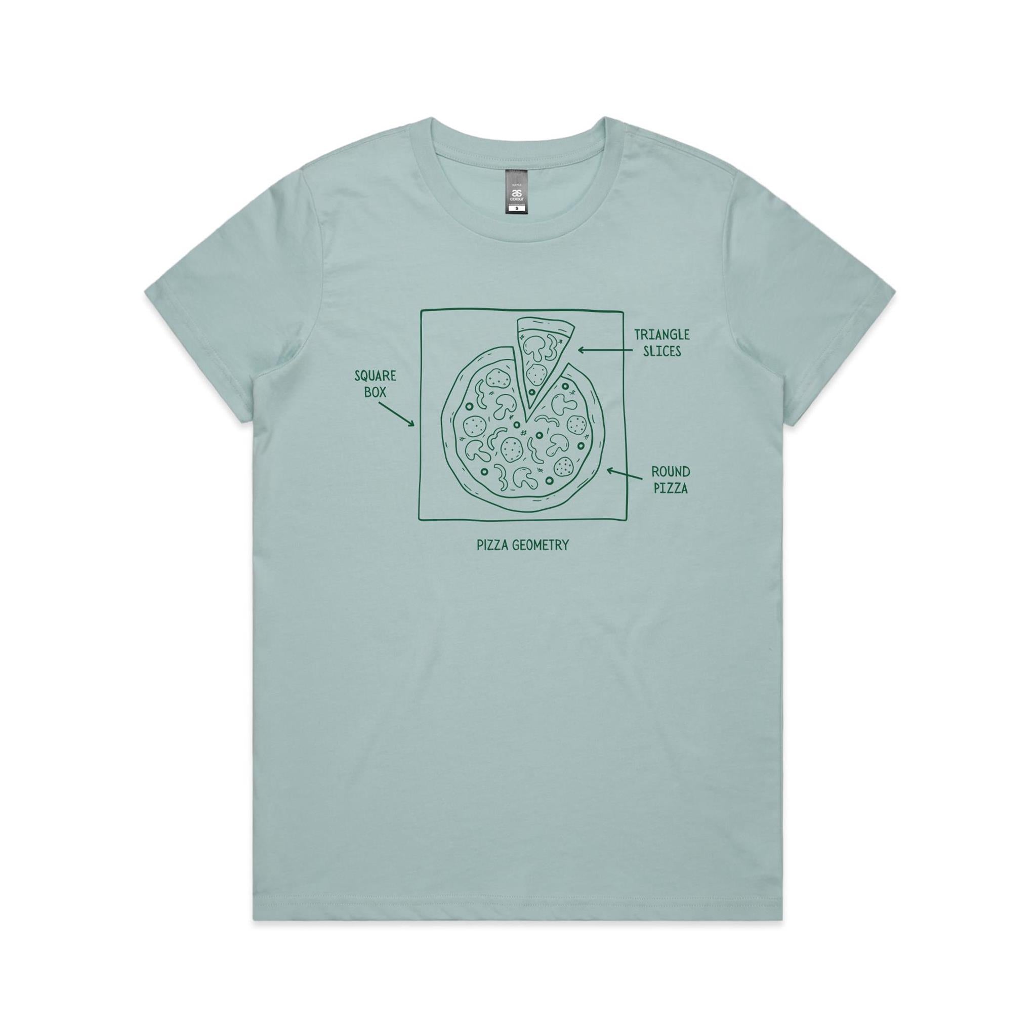 Pizza Geometry Women's AS Colour T-shirt