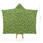 Busy Bees Kids Hooded Blanket 100cm x 130cm