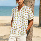 Avocado Cute Men's Crinkle Hawaiian Shirt