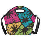 Palm Trees - Neoprene Lunch Bag One Size Neoprene Lunch Bag Printed Offshore