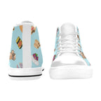Classic Aussie Food Icons Men's High Top Canvas Shoes Men's Classic High Top Canvas Shoes Australia Food Printed Offshore