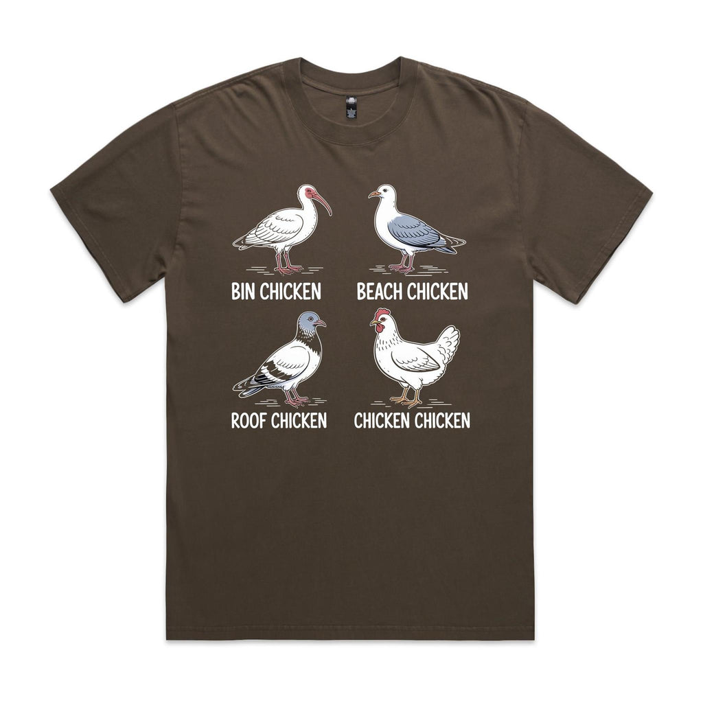 Bin Chicken AS Colour Heavy Faded Tee