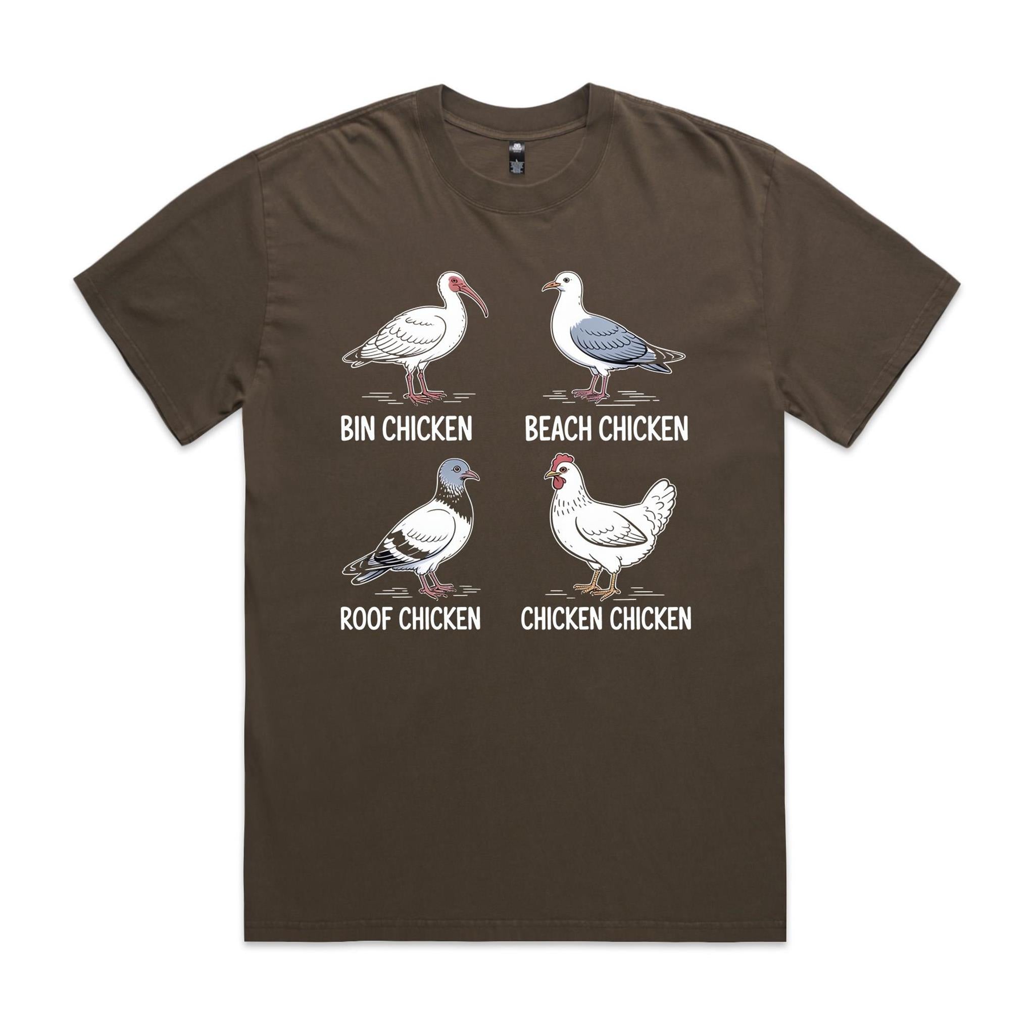 Bin Chicken AS Colour Heavy Faded Tee