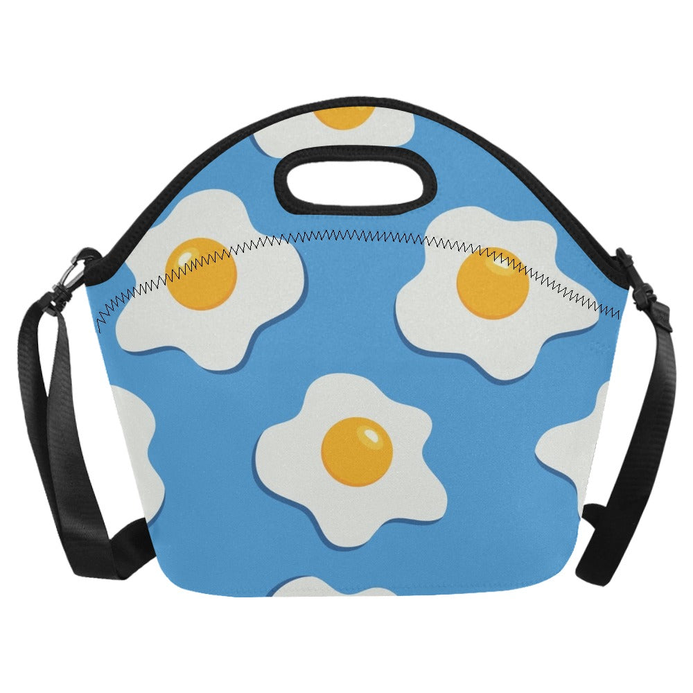 Fried Eggs - Neoprene Lunch Bag Neoprene Lunch Bag Printed Offshore