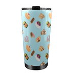 Classic Aussie Food Icons 20oz Mobile Tumbler with Lid (Black Lock) 20oz Travel Mug Australia Food Printed Offshore