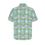 Summer Surf Men's Short Sleeve Hawaiian Shirt Men's Hawaiian Shirt (New) Printed Offshore Surf