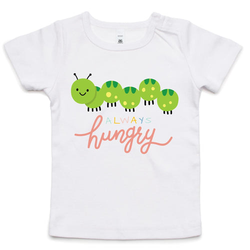 Always Hungry, Baby T-shirt White Baby T-shirt animal Printed In Australia