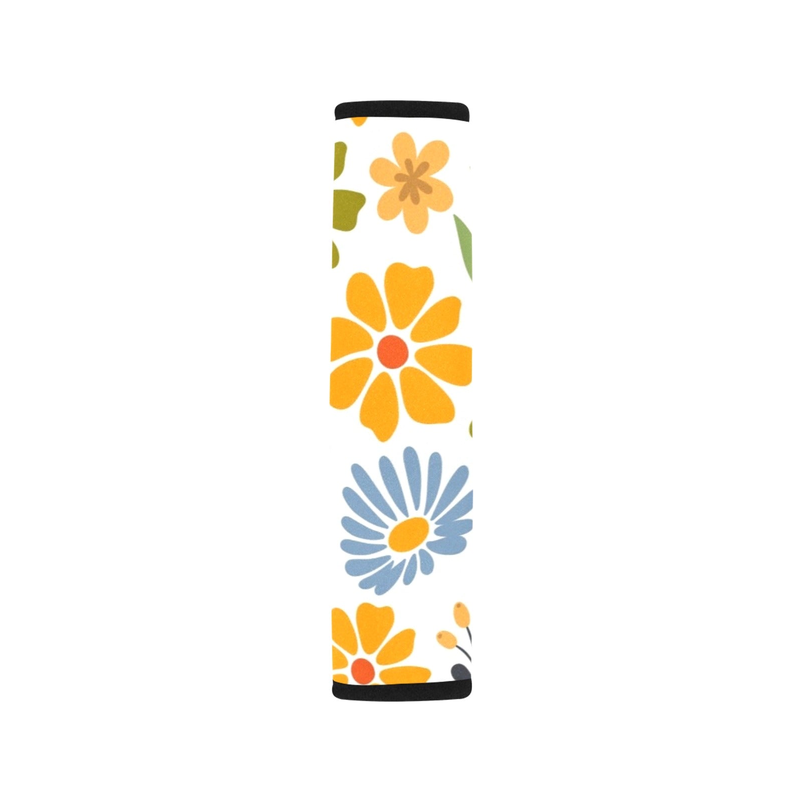 Vintage Boho Flowers Car Seat Belt Cover 7''x10'' (Pack of 2) Car Seat Belt Cover 7x10 (Pack of 2) Plants Printed Offshore
