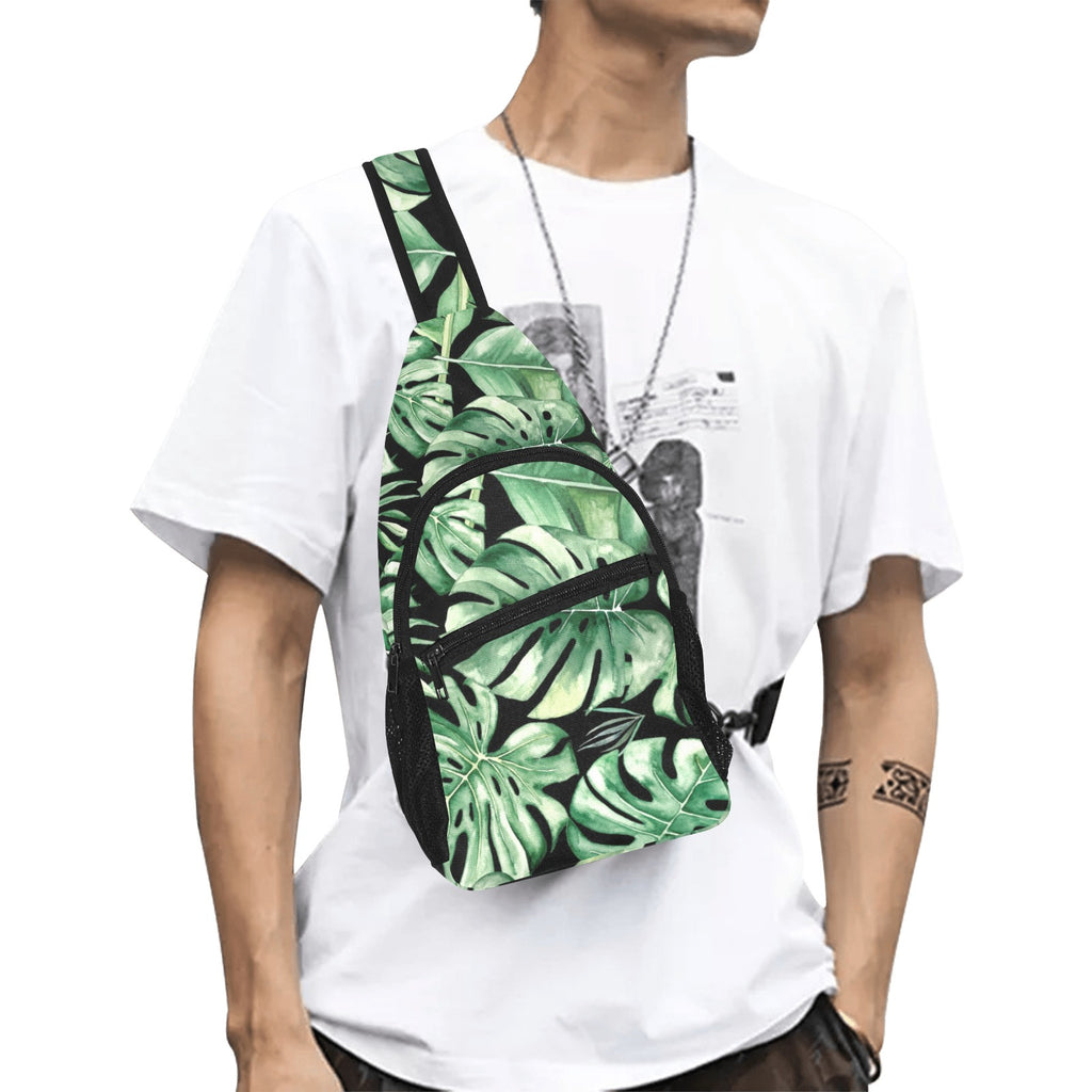 Jungle Leaves - Chest Bag