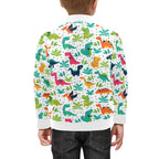 Cute Cartoon Dinosaur Kids Bomber Jacket Kids Bomber Jacket animal Printed Offshore