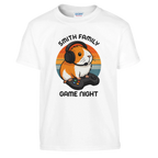 Family Game Night - Personalised Kids T-shirt White Personalised Kids T-shirt