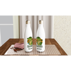Personalised In A While, Crocodile White 17oz Stainless Steel Water Bottle Personalised Water Bottle animal Globally Fulfilled