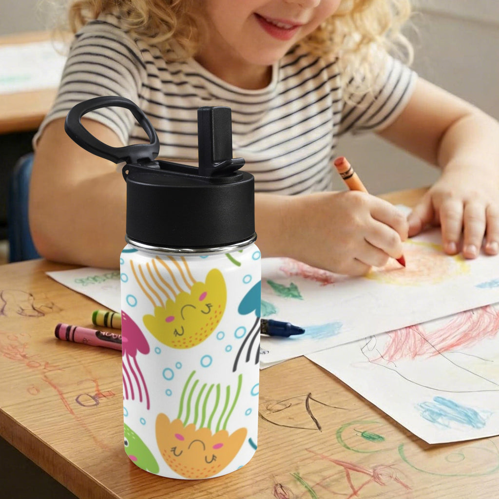 Jellyfish 12oz Kids Water Bottle with Straw Lid