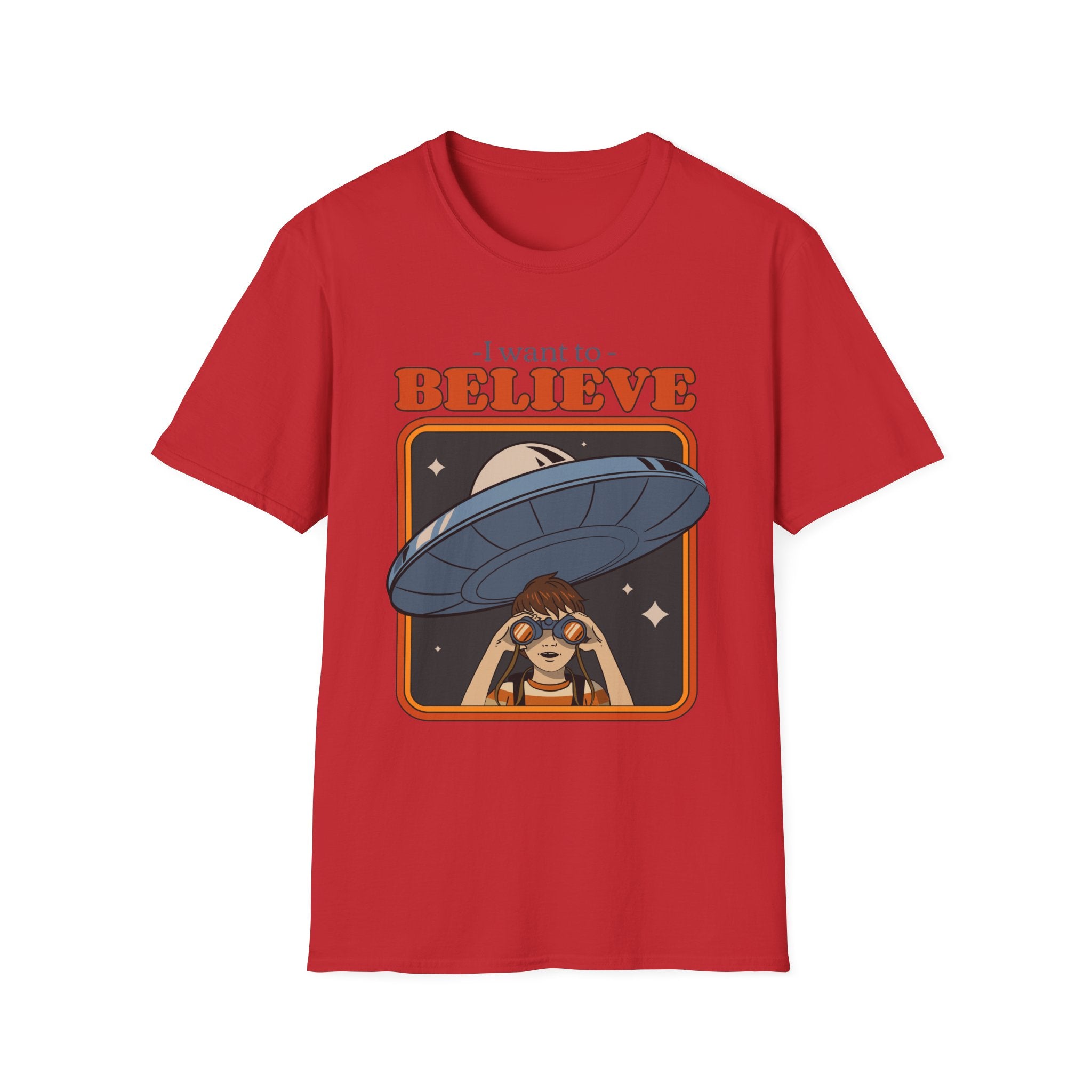 I Want To Believe, UFO - Unisex Softstyle T-Shirt