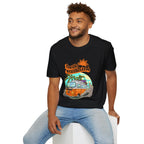 Hello Sunshine, Beach Van - Unisex Softstyle T-Shirt
