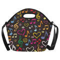 Music Notes - Neoprene Lunch Bag One Size Neoprene Lunch Bag Printed Offshore