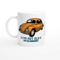 Personalise - I'm Not Old, I'm Classic - White 11oz Ceramic Mug Ceramic White Personalised Mug customise Globally Fulfilled personalise Retro