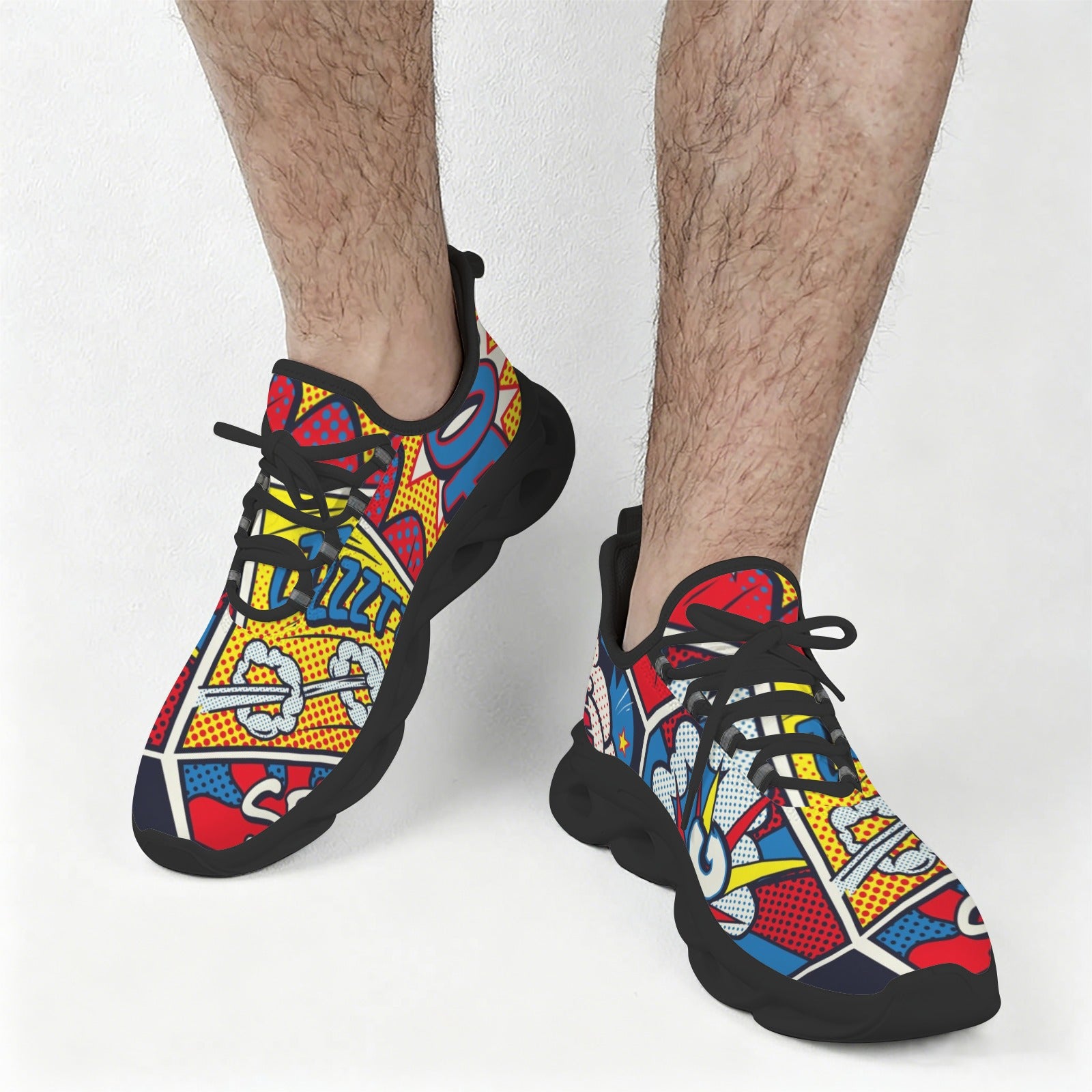 Comic Book Men's Twisted Sole Sneakers