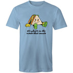 Sandwich, It's What's On The Inside That Counts - Mens T-Shirt Carolina Blue Mens T-shirt Food Printed In Australia