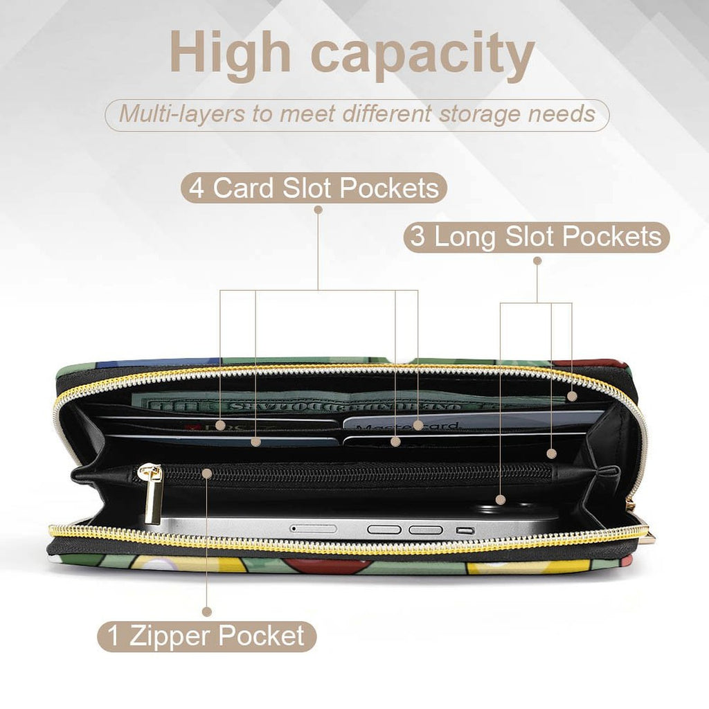 Pool Balls -  PU Leather Wallet