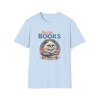 Maybe Books Are Addicted To Me, Cat - Unisex Softstyle T-shirt