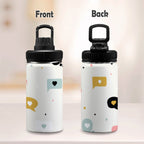 Love Message - Kids Water Bottle with Chug Lid (12 oz) Kids Water Bottle with Chug Lid Love Printed Offshore