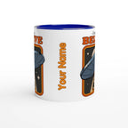 Personalise - I Want To Believe - White 11oz Ceramic Mug Personalised Mug customise Globally Fulfilled personalise Sci Fi
