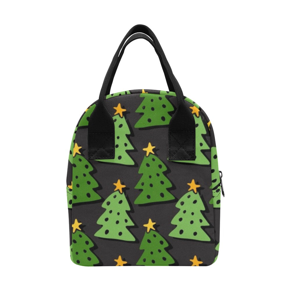 Christmas Trees - Zipper Lunch Bag Zipper Lunch Bag Printed Offshore