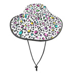 Animal Print In Colour - Wide Brim Bucket Hat Wide Brim Bucket Hat animal Printed Offshore