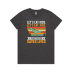 Punctuation Saves Lives, Dinosaur Women's AS Colour T-shirt