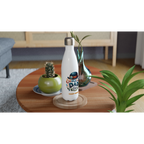 Personalise - Coolest Dad Ever - White 17oz Stainless Steel Water Bottle Personalised Water Bottle customise Dad Globally Fulfilled personalise