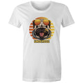 Underdog Women's AS Colour T-shirt White Womens T-shirt animal Printed In Australia