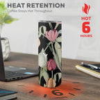 Tulips 20oz Tall Skinny Tumbler with Lid and Straw