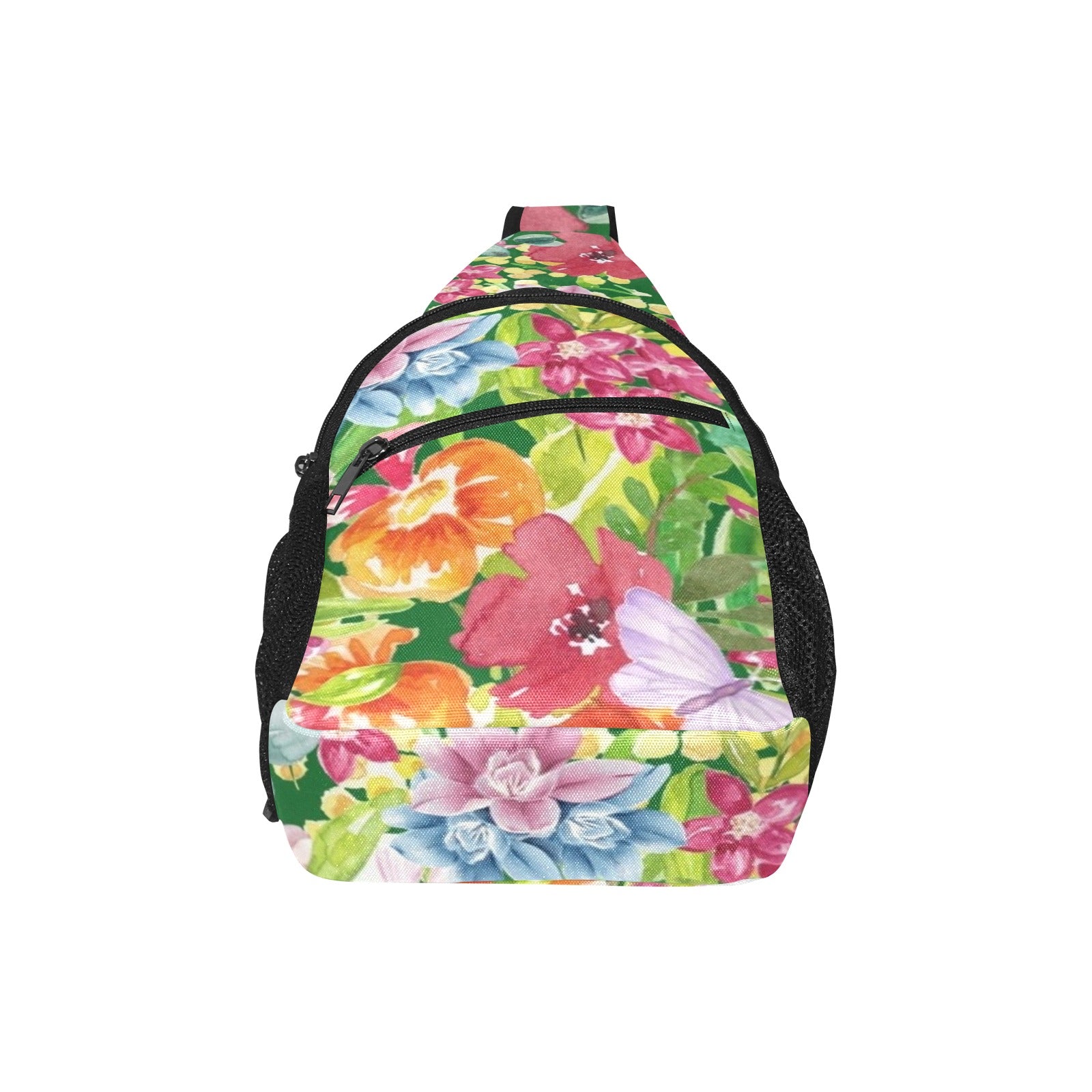 Bright Watercolour Floral - Chest Bag