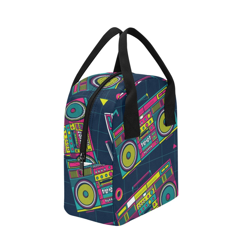 Boombox - Zipper Lunch Bag Zipper Lunch Bag Printed Offshore