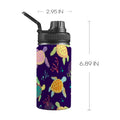 Turtles Kids Water Bottle with Chug Lid (12 oz) One Size Kids Water Bottle with Chug Lid animal Ocean Printed Offshore