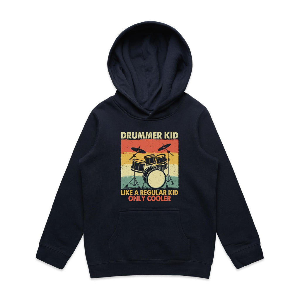 Drummer Kid - Kids Hoodie