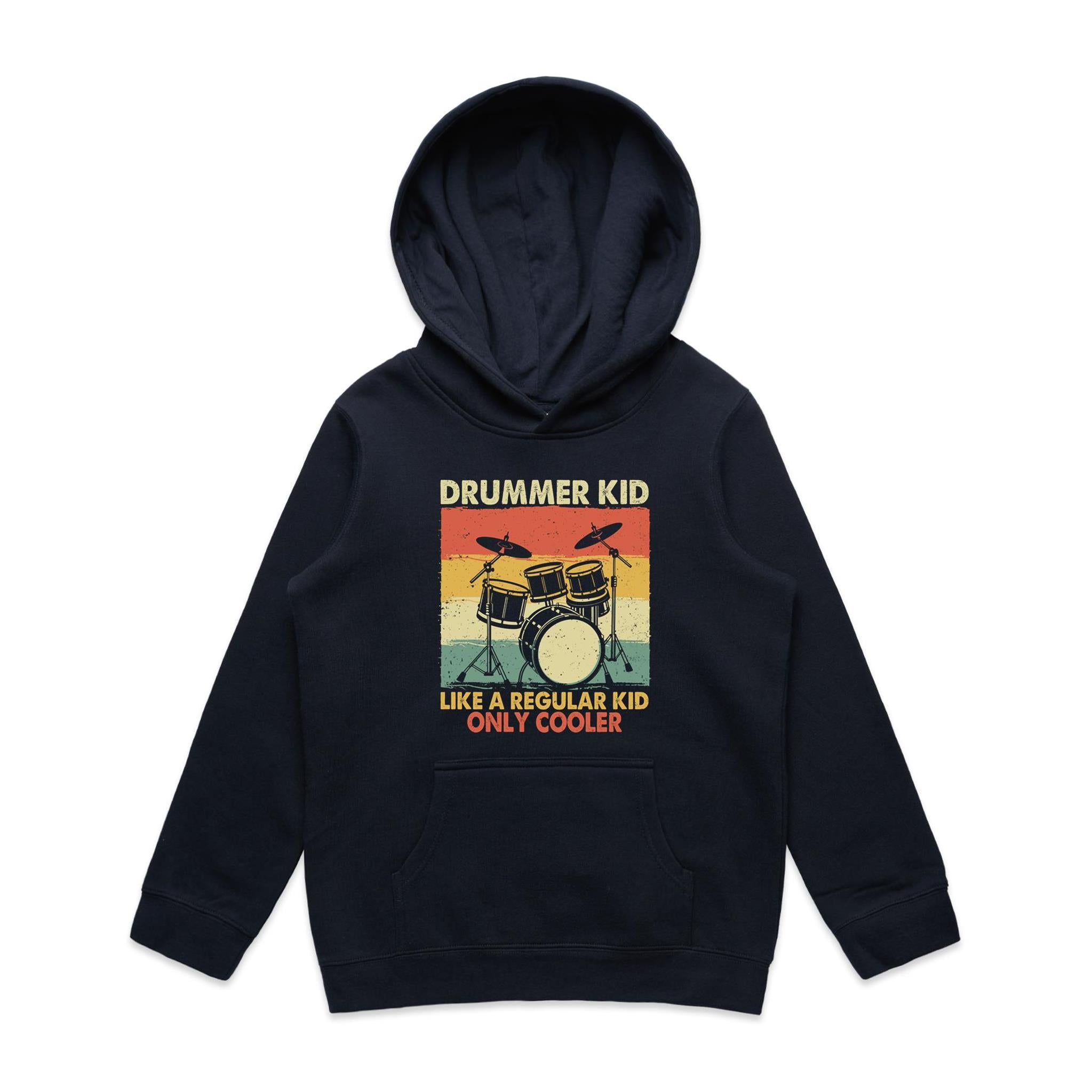 Drummer Kid - Kids Hoodie