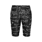 Equations Women's Bike Shorts With Side Pockets Women's Bike Shorts Maths Printed Offshore