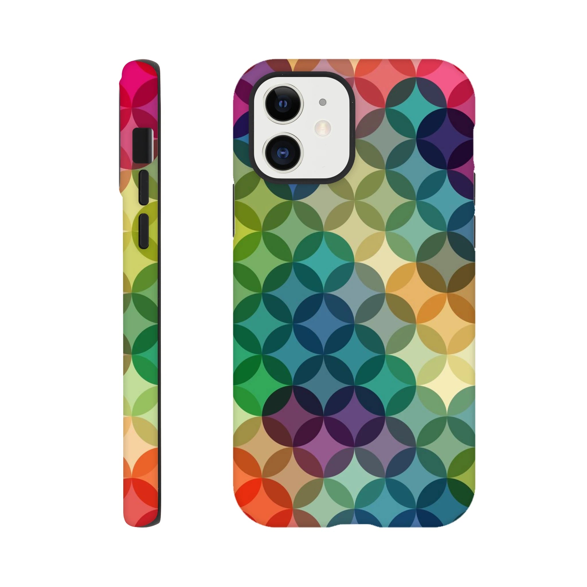 Circle Pattern - Apple iPhone Tough case iPhone 12 iPhone Tough Case Globally Fulfilled