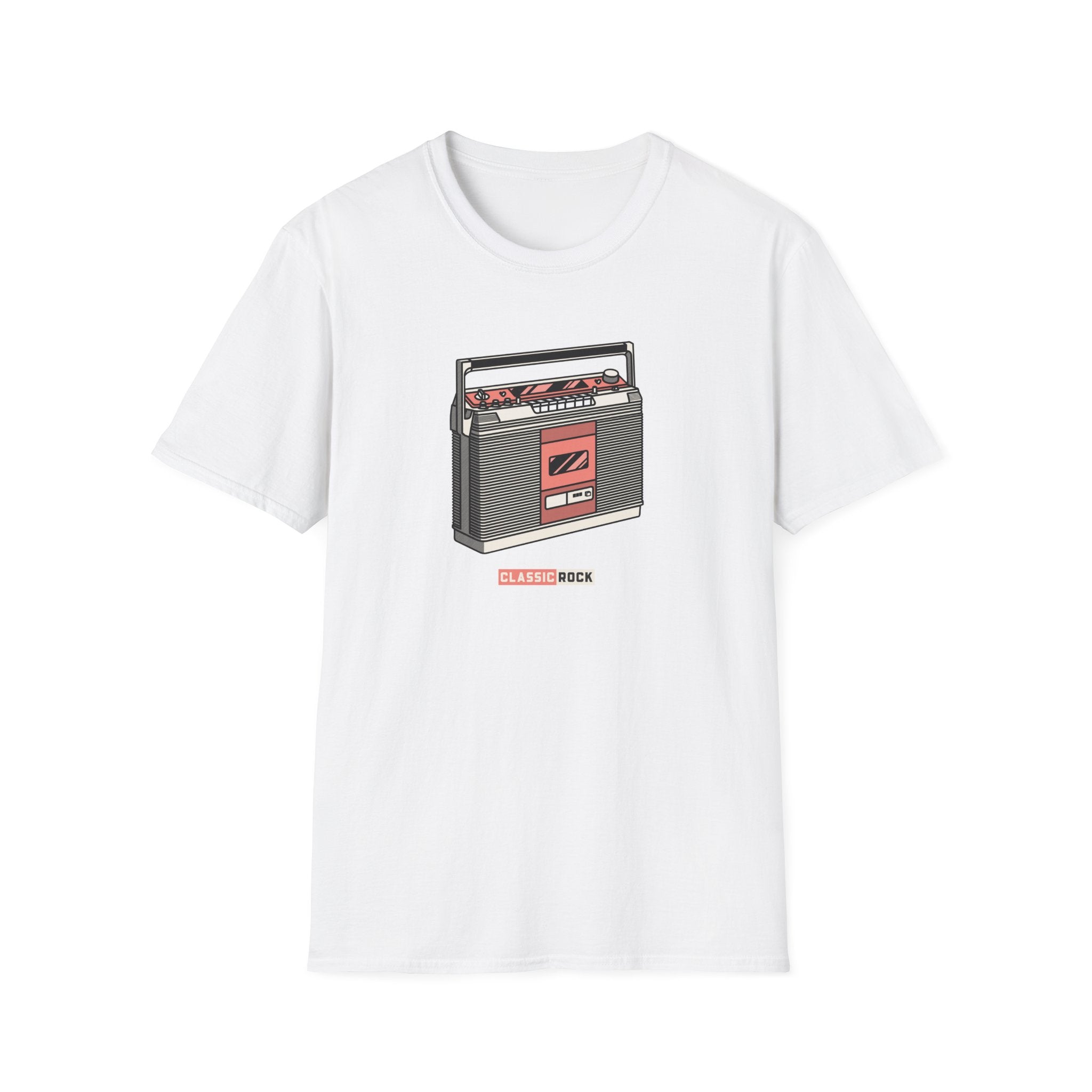 Classic Rock, Cassette Player - Unisex Softstyle T-Shirt