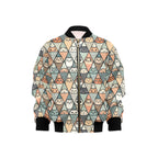 Diamond Cat Pattern Kids Bomber Jacket XL Kids Bomber Jacket animal Printed Offshore