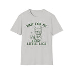 Wait For Me French Bulldog Unisex T-Shirt Ice Grey Unisex Adult T-shirt animal Globally Fulfilled