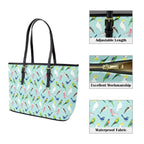 Australian Birds PU Leather Tote Bag Large