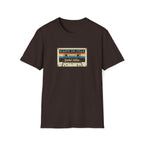 60th Birthday Made in 1966 Cassette Tape Unisex T-Shirt Dark Chocolate Unisex Adult T-shirt Birthday Globally Fulfilled