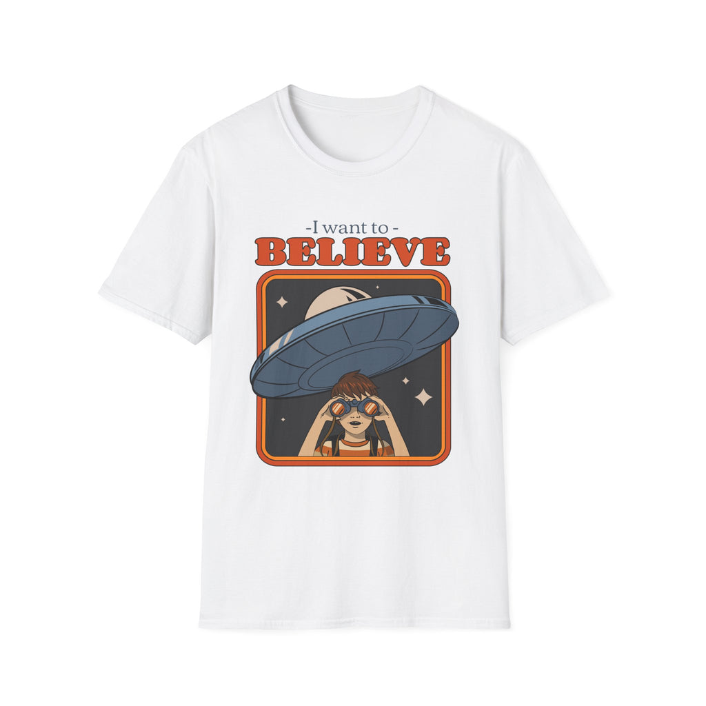 I Want To Believe, UFO - Unisex Softstyle T-Shirt